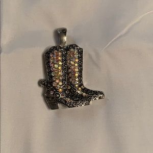 cowgirl boots pendent